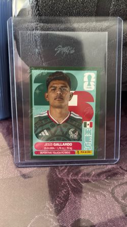 Green outlined Jesus gallardo