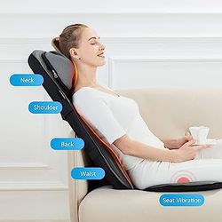 Heat Massage Chair Pad for Home Office