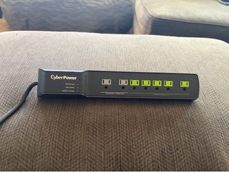 CyberPower HT705GR Tier 2 Advanced Power Strip, 1,500 J/125 V, 7 Outlets, 5ft Power Cord