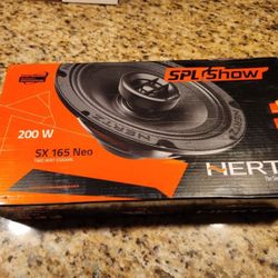 Hertz SX 165 Neo SPL Show 6.5” Speakers NIB - OBO