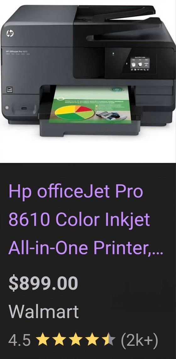HP Officejet Pro 8610 e-All-in-One printer