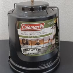 Coleman Model  Deluxe Quickpack  810 Lumens propane  Lantern 