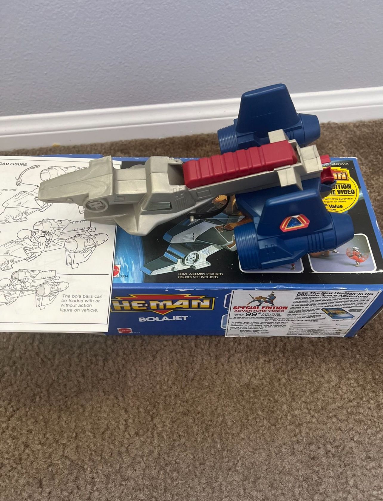 Vintage He Man Bolajet Vehicle Figure