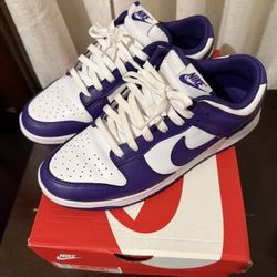 Nike Dunk Low Retro “Court Purple” Size 9.5