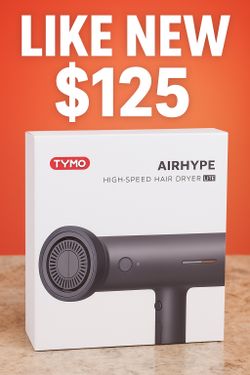 ✨ TYMO AirHype High-Speed Hair Dryer Lite – Like New, Used Twice! ✨