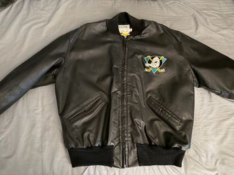Vintage Mighty Ducks Leather Jacket