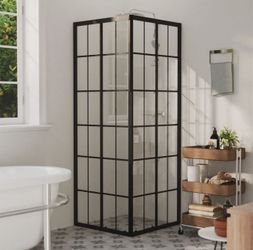 "Premium ESG Shower Cabin Tempered Glass Enclosure 31.5""x31.5""x70.9"""