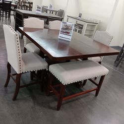 6pcs COUNTERHEIGHT Dining Set