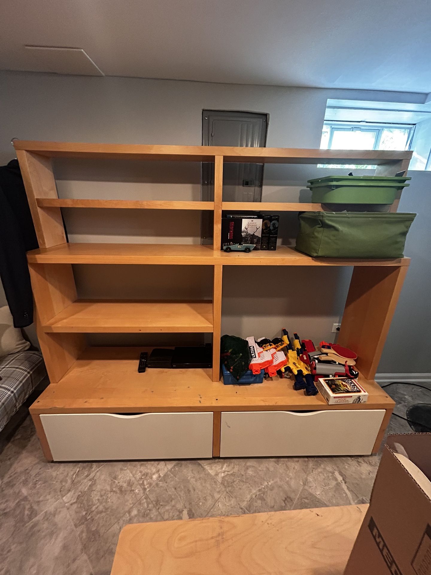 TV stand/Storage shelves
