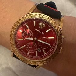 Red Designer Watch
