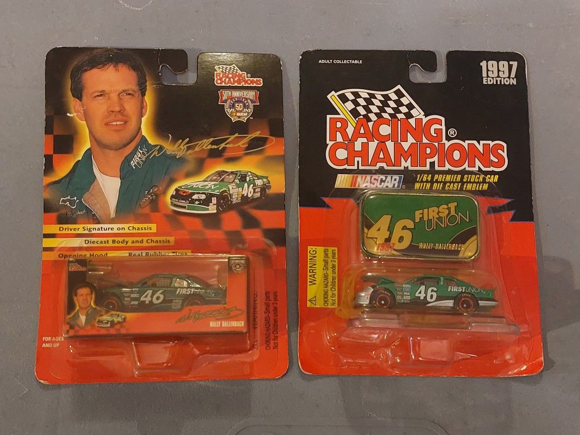 Vintage 1997 NASCAR #46 Wally Dallenbach 1/64 Diecasts
