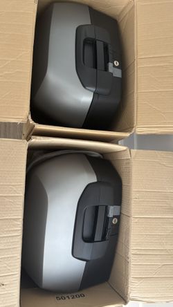 BMW OEM Side Panniers – Gray Graphite – Like New
