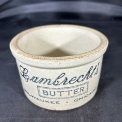 Vintage Lambrecht’s Butter Crock - Berwyn Pick Up