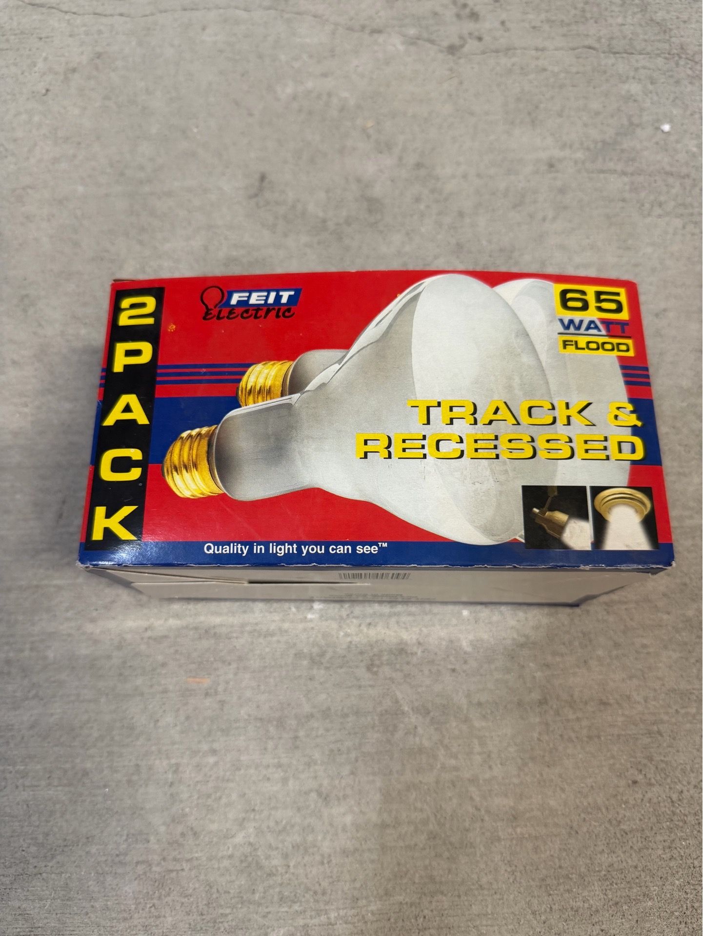 Brand New Feit Electric Flood Bulbs 65W 2 pack Track & Recessed