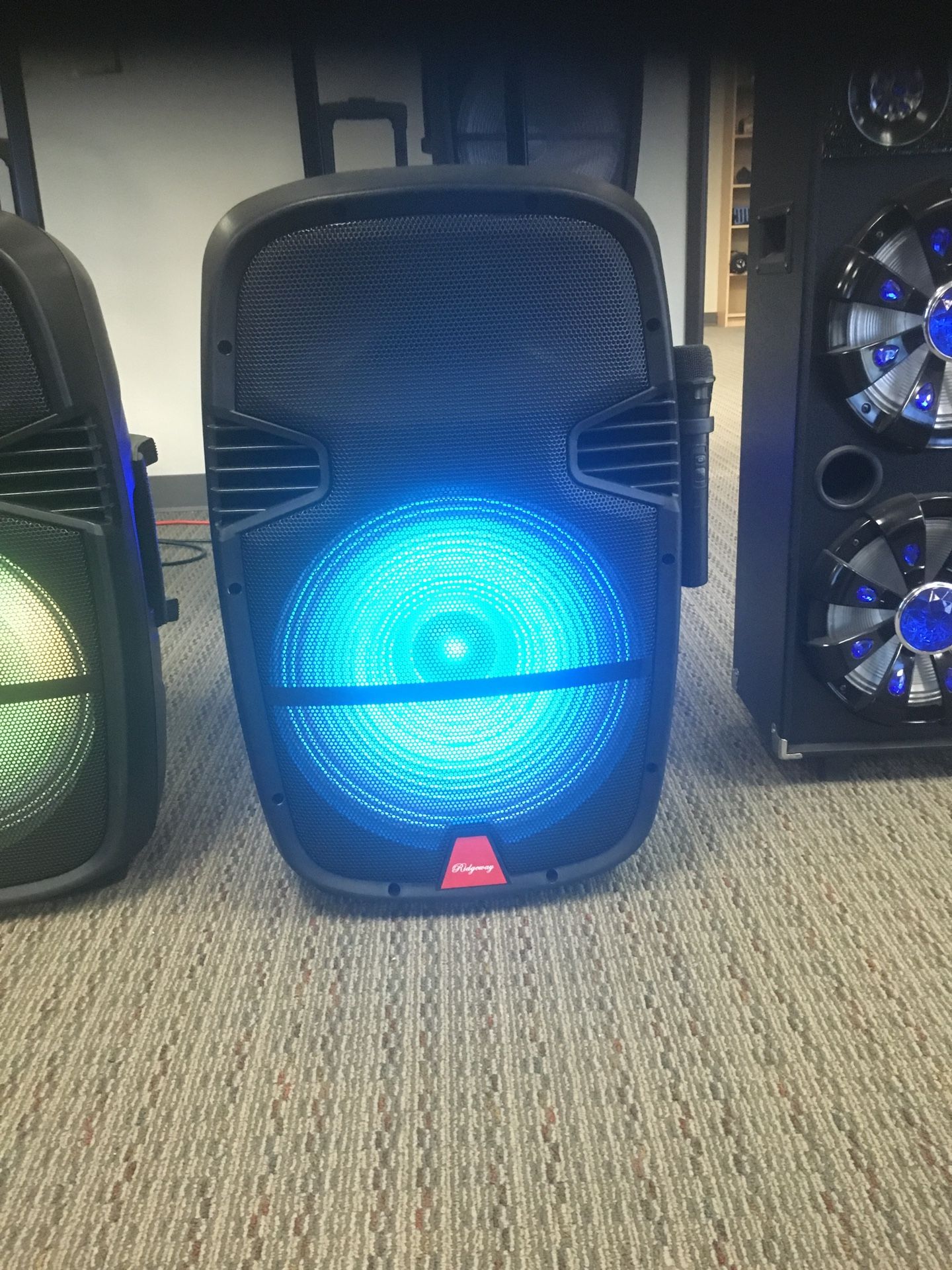 15 Inch Rechargeable Bluetooth Speaker/aux/fm/USB And SD Port/microphone For Karaoke/brand New!!