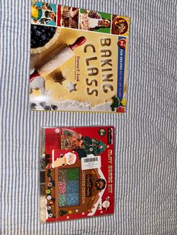 Baking Class Book & Christmas Clay Beads Kit