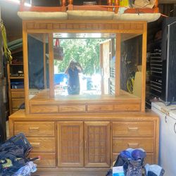 Wood King Bedroom Set 