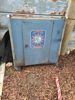 Vintage sun service tool cart