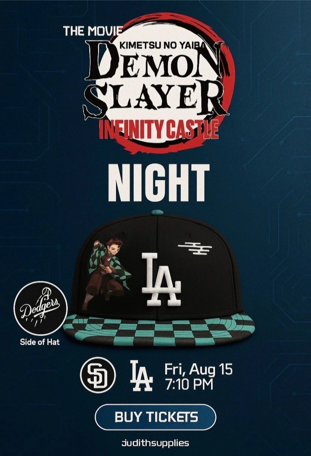 Demon Slayer x Dodger Hat