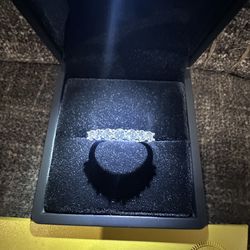 Moissanite Diamond Women’s Band Ring Size 7