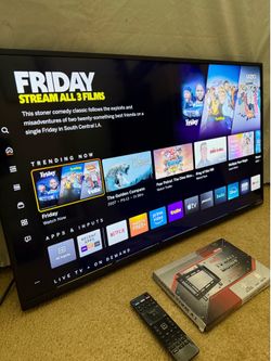VIZIO 40" Class D-Series Smart TV (D40f-J09) + Wall Mount & Remote