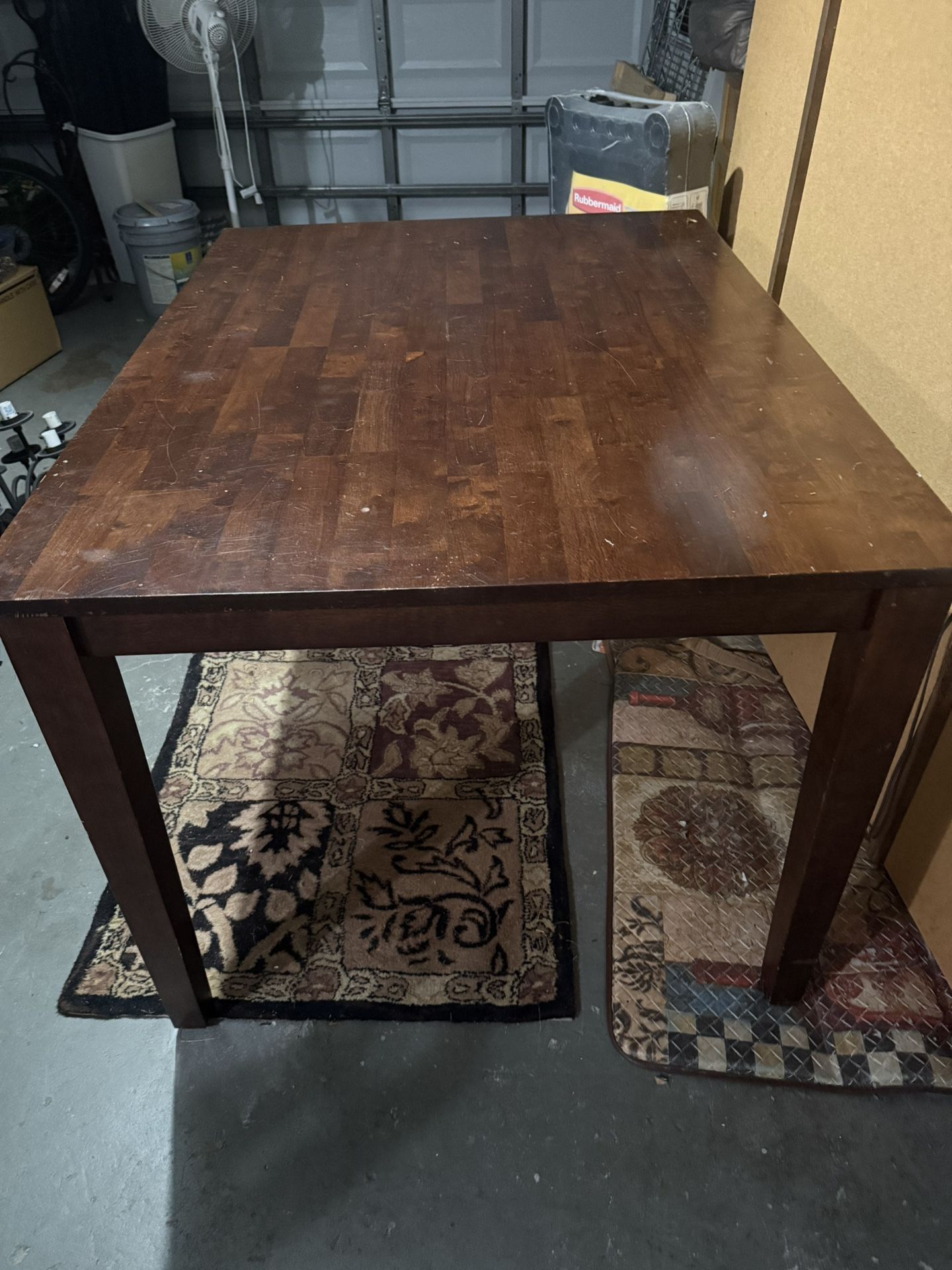 Wood dining table L48”xW36”x31”H