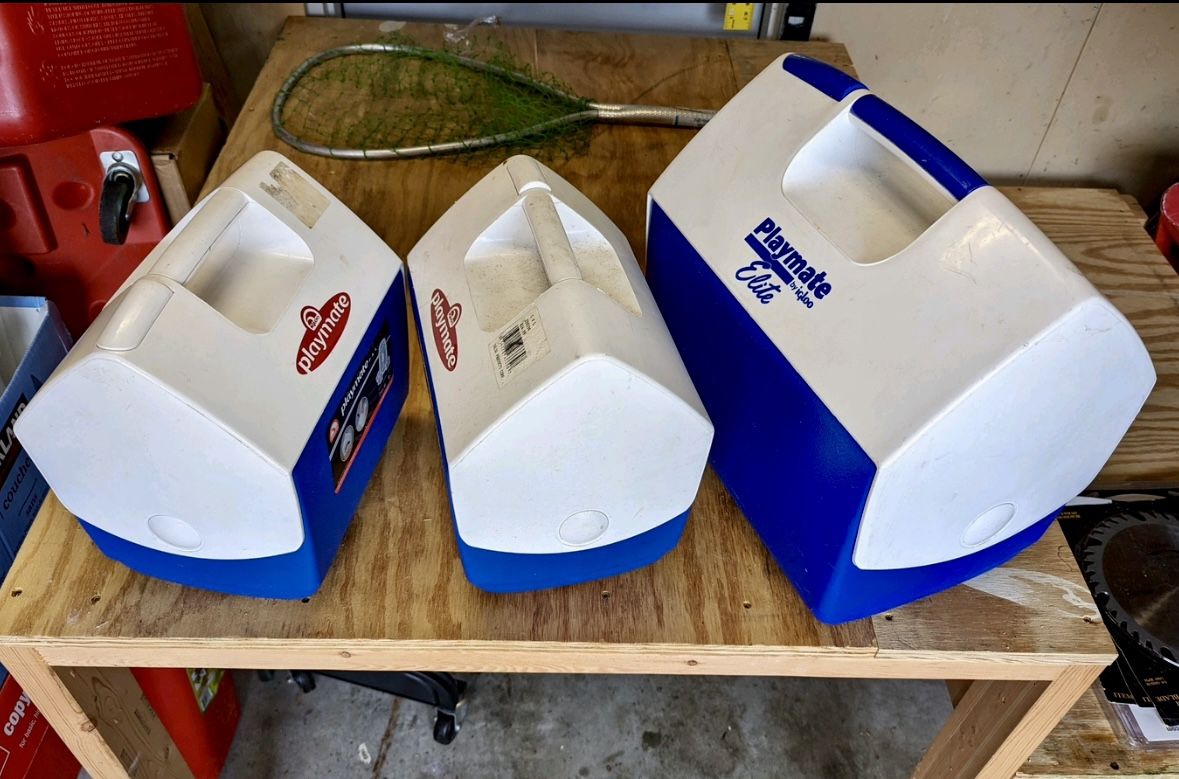 All 3 Playmate Coolers $15
