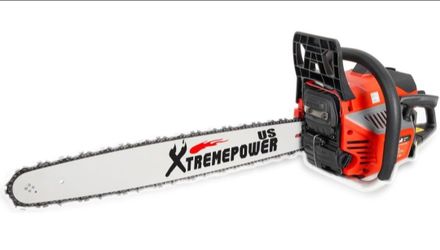 22-Inch Gas Chainsaw, 58cc 2-Stroke Gasoline Engine, Heavy-Duty Wood Cutting Chain Saw with Aluminum Construction for Tree Cutting, Firewood, Logging,