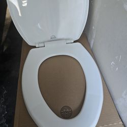 Bemis 7300SLEC 346 Elongated Toilet Seat Slow Close Easy Clean Biscuit/Linen