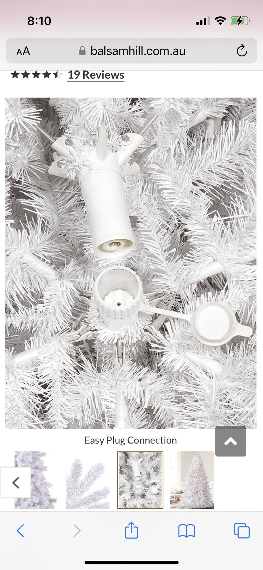 Balsam Hill White 7.5 Ft. Christmas Tree for Sale in Lake Stevens, WA