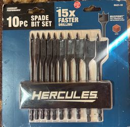 New spade bit set