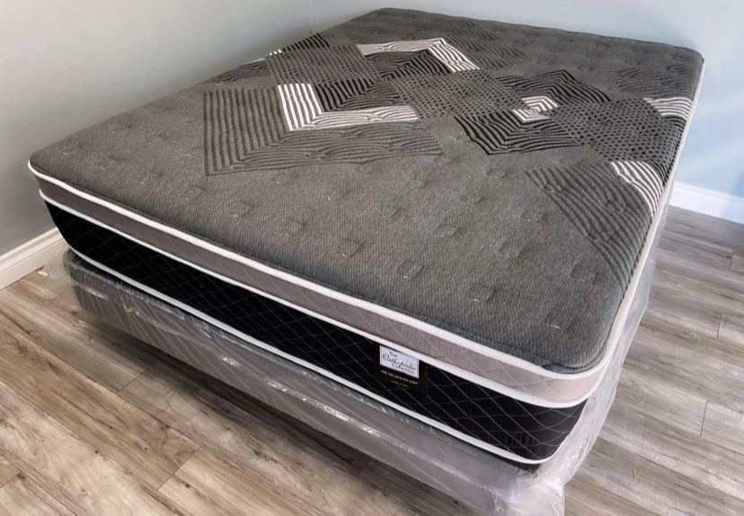 Ck Oasis Thermal Comfort Europillow Top 12inch Matres!!