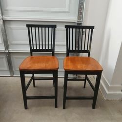 Bar Stool Wood Heavy $60 