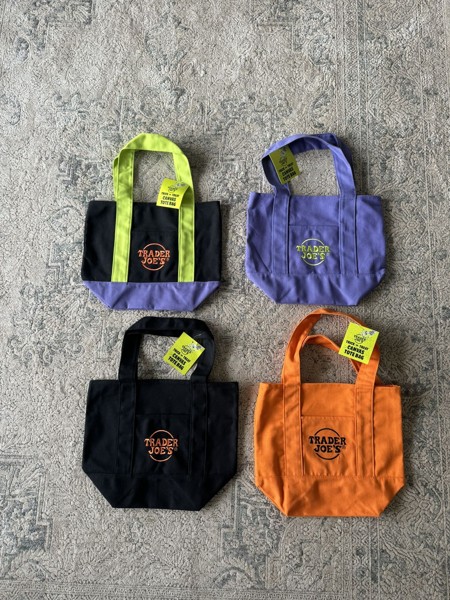 Trader Joe’s Mini Canvas Tote Bag Halloween