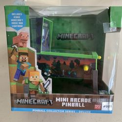 Minecraft Mini Arcade Pinball Machine 