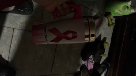 Peace love cure thermal cup