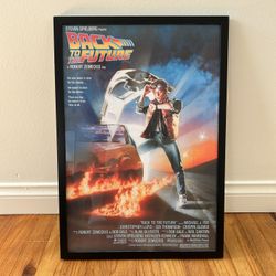 Back to the Future Poster Frame - 14x20”