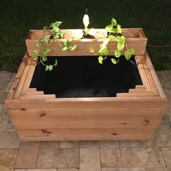 New 35 Gallon Pond Made Out Of Strong Wood