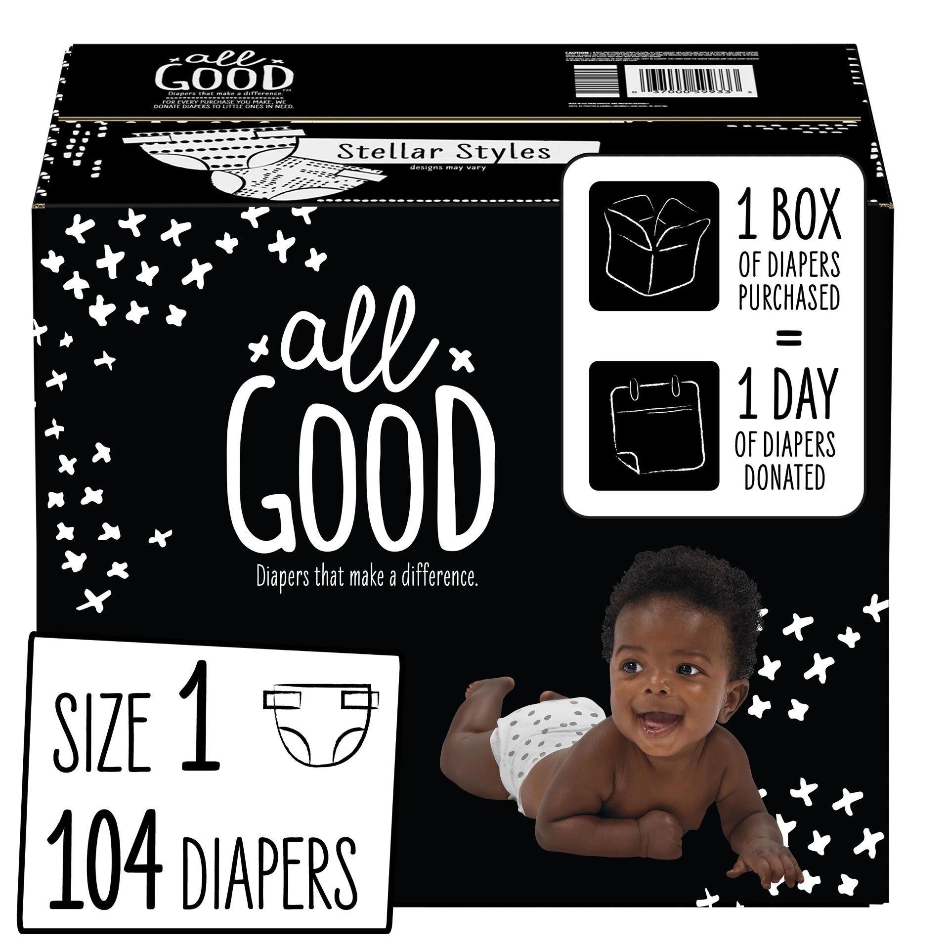 All Good Pampers Size 1 (104ct)