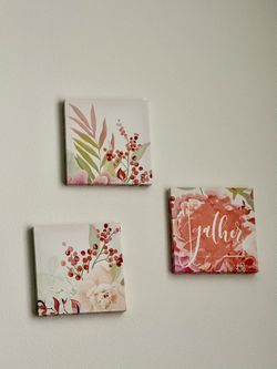 3 Piece Canvas wall Art 