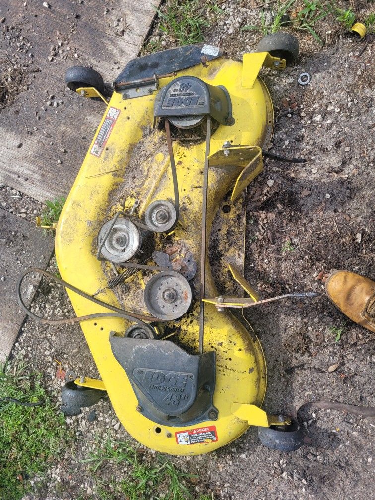 ((READ AD))((48" Deck LA-SERIES/D--SERIES/E--SERIES Johndeere)) Riding Mower