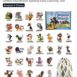 32pcs Magnetic Animal Letter, New 