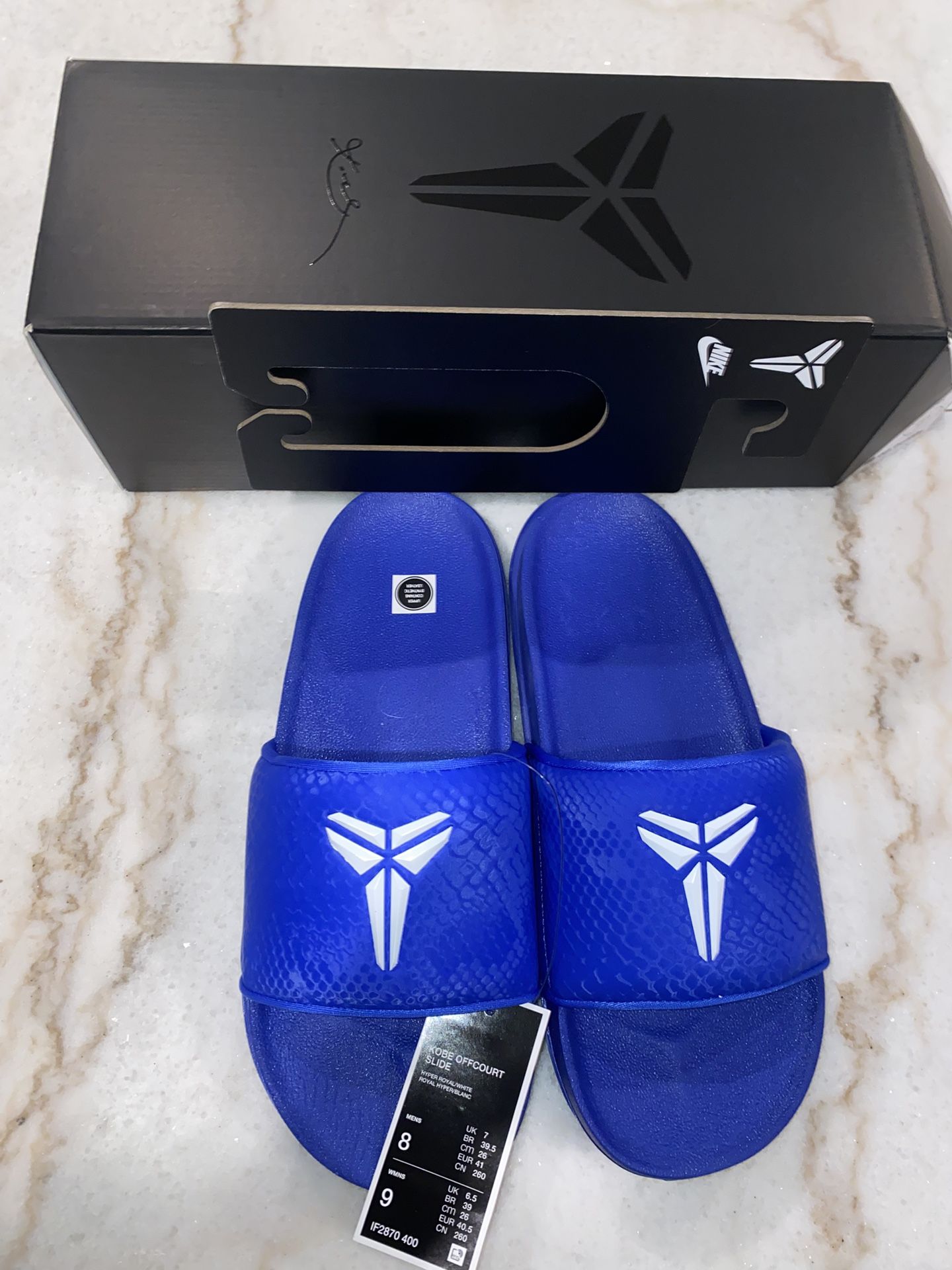 Kobe Slides New With Box