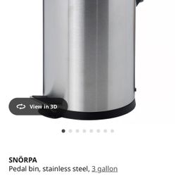 Ikea Trash Bin Mini Under Desk