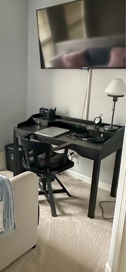 Desk and chair