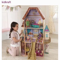 KidKraft Disney Princess Beauty and the Beast Belle Enchanted dollhouse