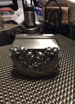 Pewter bank Noah's Ark