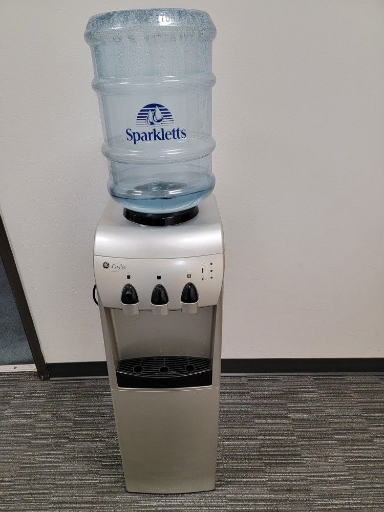 GE Profile Hot And Cold Water Dispenser With Storage Compartment
