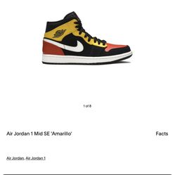 AIR JORDAN 1 Mid AMARILLO 