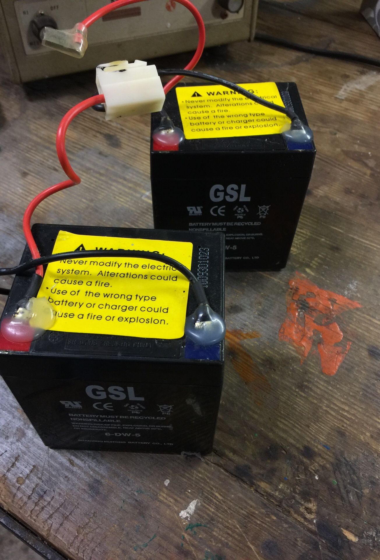 GSL 6-DW-5 batteries razor scooter batteries